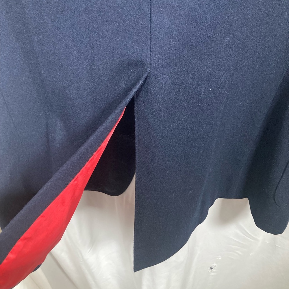 Pendleton Classic Black with Blue Undertone Blazer & Vibrant Red Lining Sz 42L - Picture 9 of 15